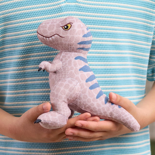 JURASSIC WORLD Rebirth Small Plush T. Rex, 7 Inch Tall Stuffed Small Plush Animal, Ages 3 and Up