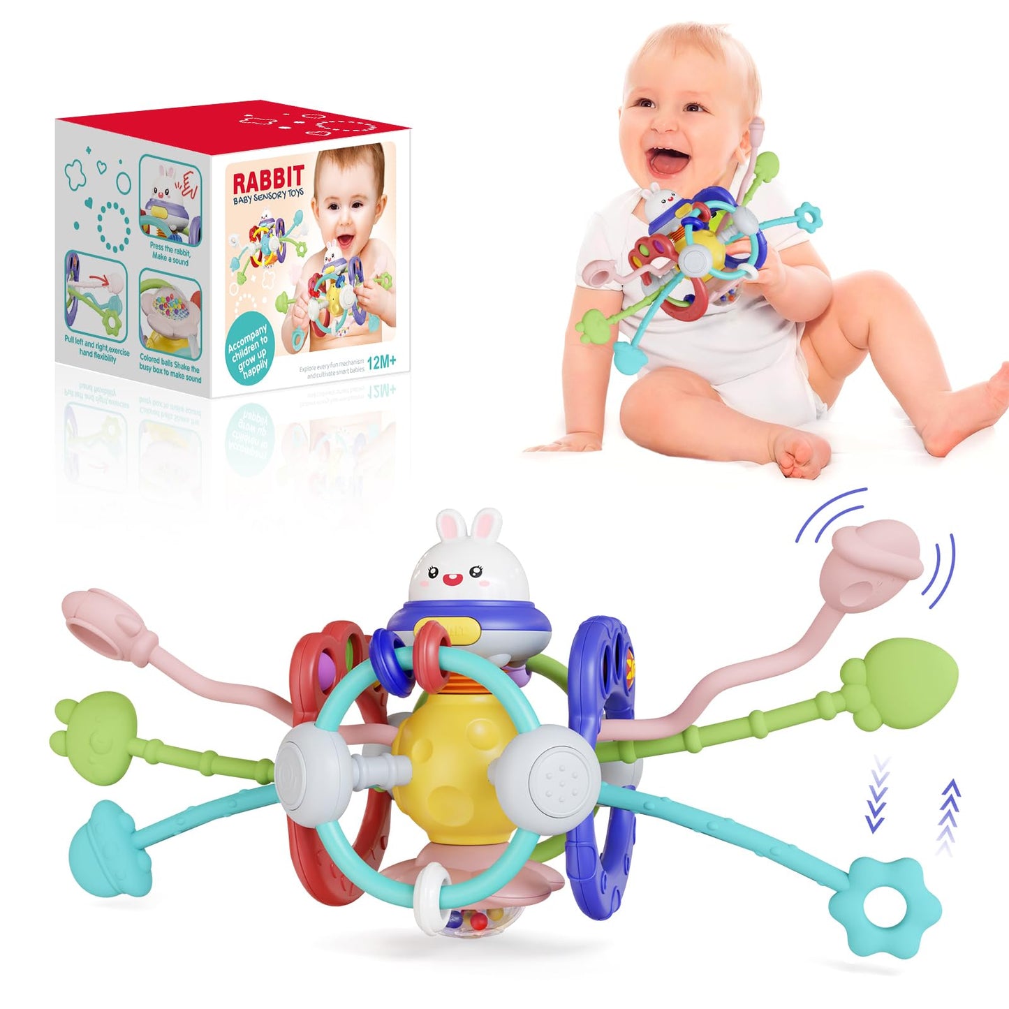 OSIMILY Montessori Toys for 1 Year Old Baby Toys for 6-12-18 Months Travel Sensory Toys for Toddlers 1-3 Learning Fine Motor Skills| 1st Birthday Gifts Boy 12 Months +