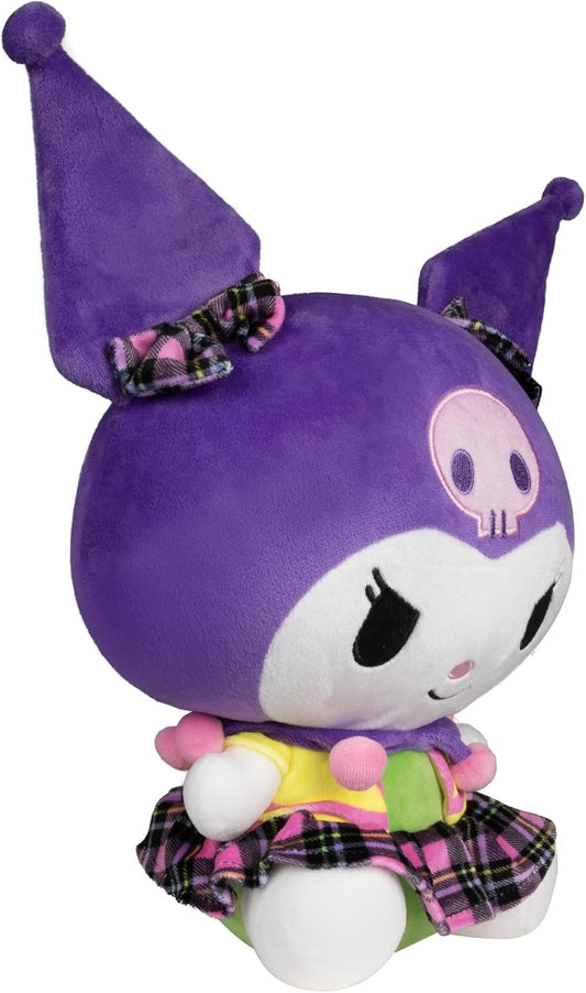 Hello Kitty and Friends, 12-Inch Kuromi Neon Plush - Officially Licensed Sanrio Product from Ages 6+