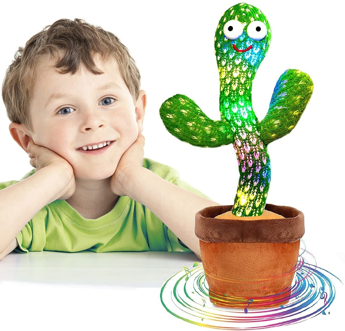 Harmonious Cactus Plush Interactive Toy