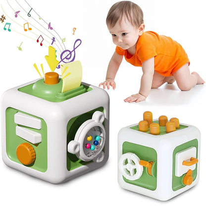 ZLHPJY Montessori Sensory Busy Cube for Toddlers 2-3 - main product image
