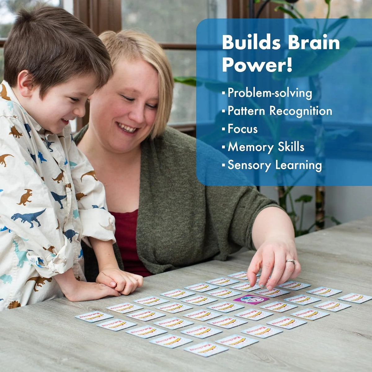 Bluey Matching Game - Family & Toddler Games - Educational Toys - Memory & Brain Games for Kids Ages 3-5, Indoor Recess
