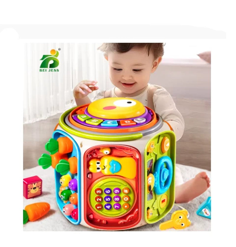 Baby Cell Phone Toy with Music & Lights – Kids Educational Mobile Phone Speaker Toy, Sound & Early Development Learning Toy for 12+ Months, Gift for Toddlers