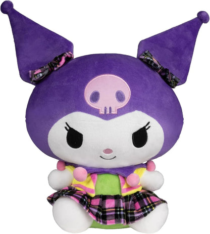 Hello Kitty and Friends, 12-Inch Kuromi Neon Plush - Officially Licensed Sanrio Product from Ages 6+