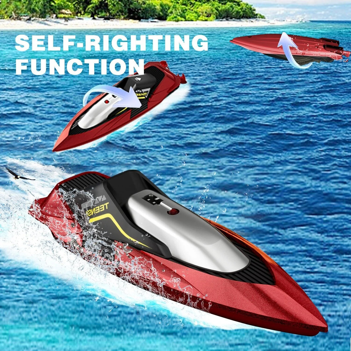 4DRC S5 RC Boat for Pools and Lakes