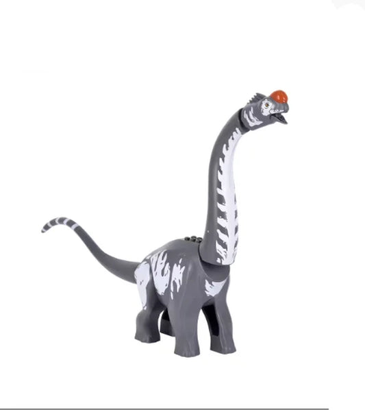Jurassic Dinosaur Building Blocks Set – Titanosaurus Brick Figure with Movable Joints, DIY Dino Construction Toy, Compatible with Major Brick Brands, Kids Gift