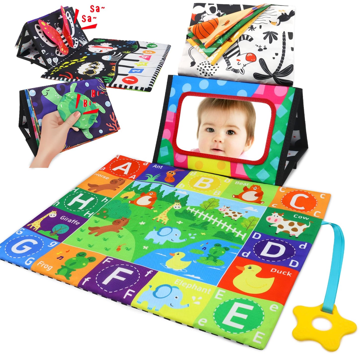 Montessori Enrichment Baby Tummy Explorer Set