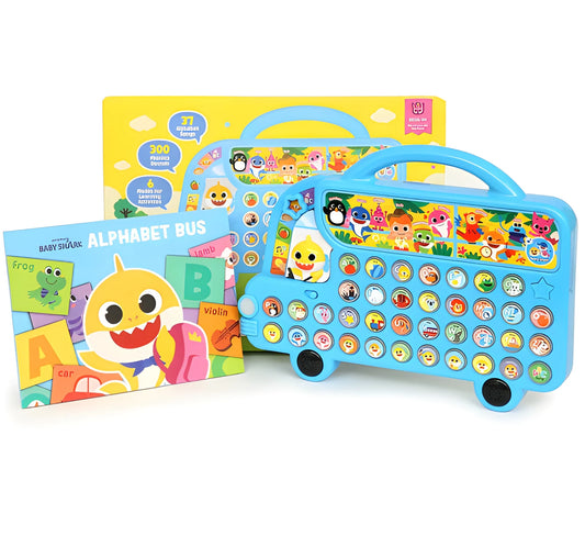 Pinkfong Baby Shark ABC Alphabet Bus Sound Pad with 47 Songs & 300+ Sounds