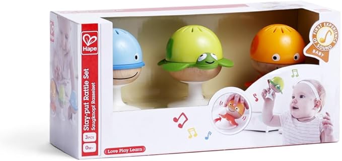 Aquatic Explorer Rattle Trio | Educational Suction Toy for Infants