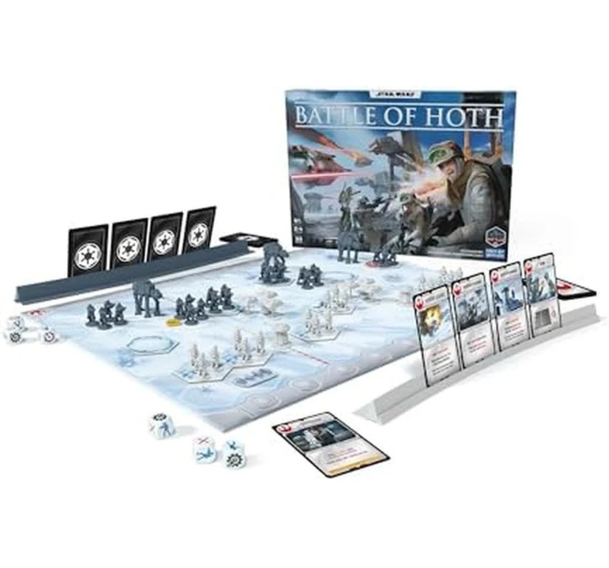 Star Wars Battle of Hoth Strategy Board Game with Miniature Figures for 2 Players