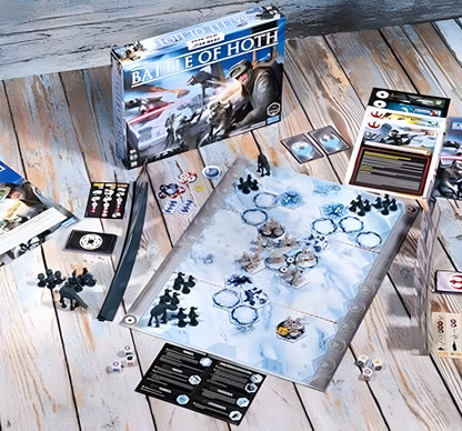Star Wars Battle of Hoth Strategy Board Game with Miniature Figures for 2 Players