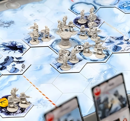 Star Wars Battle of Hoth Strategy Board Game with Miniature Figures for 2 Players