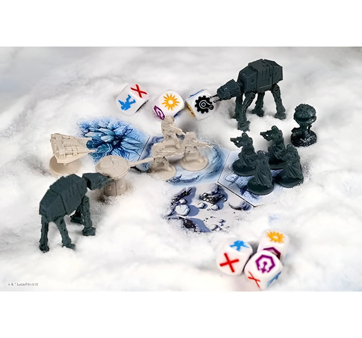 Star Wars Battle of Hoth Strategy Board Game with Miniature Figures for 2 Players