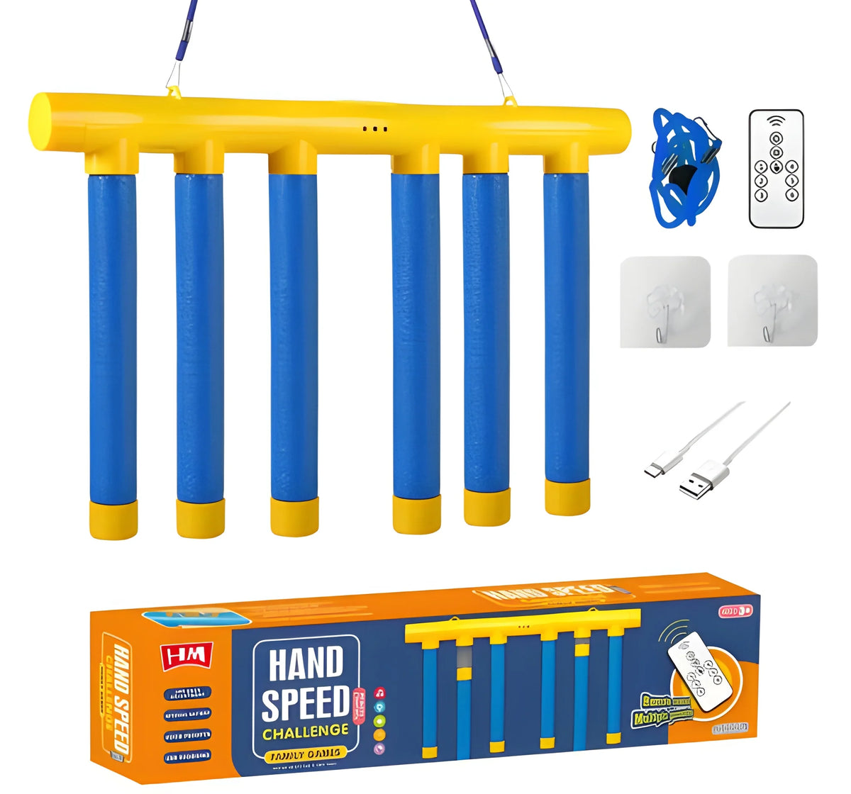 Falling Sticks Reaction Game for Kids with Catching Challenge and Coordination Skills