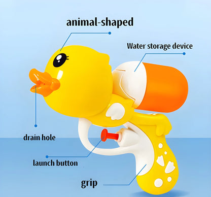 Cute Duck Water Blaster Toy for Kids Summer Outdoor Water Play