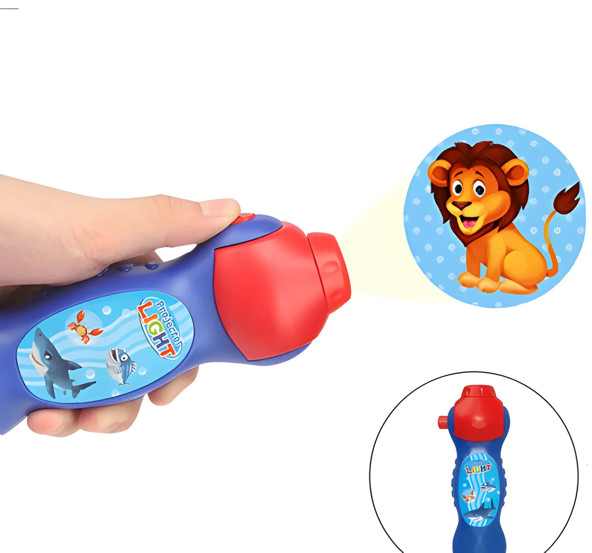 Animal Projection Flashlight Toy with 24 Patterns for Kids Bedtime and Learning