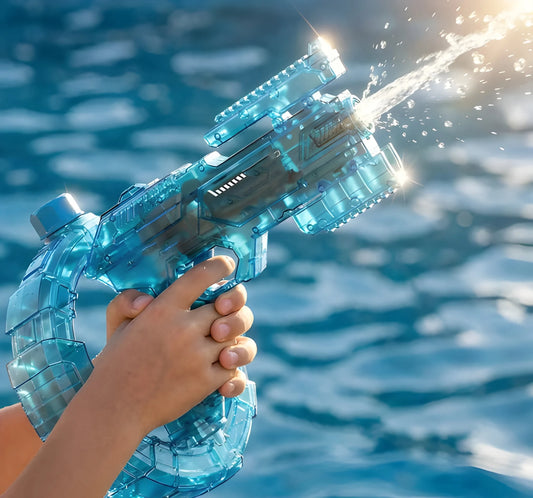 Transforming Electric Water Gun with Automatic Continuous Water Spray for Kids