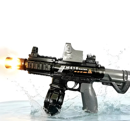 Rechargeable Electric Water Gun with 650ML Tank, LED Lights and Dual Shooting Modes