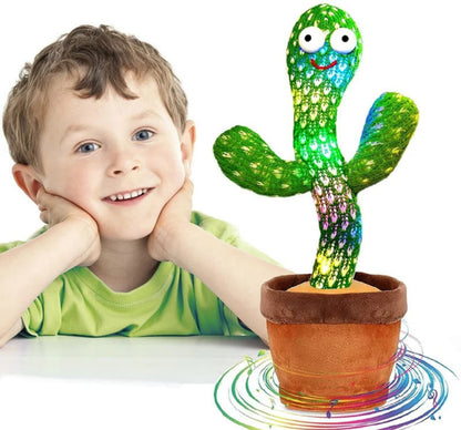 Harmonious Cactus Plush - Dancing & Recording Toy