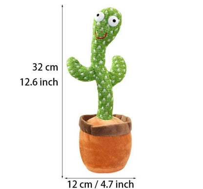 Harmonious Cactus Plush - Dancing & Recording Toy