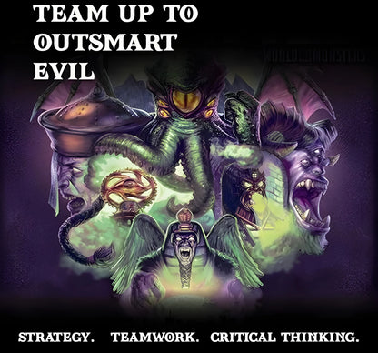 Horrified World of Monsters Cooperative Strategy Board Game for 1 to 5 Players