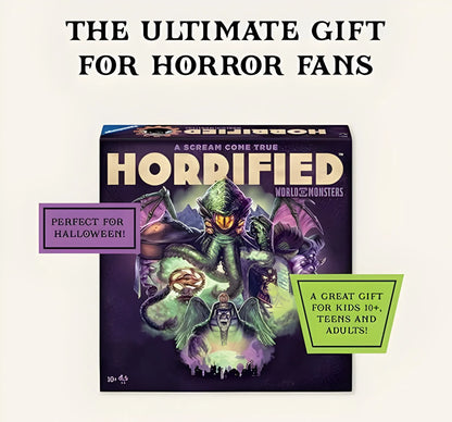 Horrified World of Monsters Cooperative Strategy Board Game for 1 to 5 Players