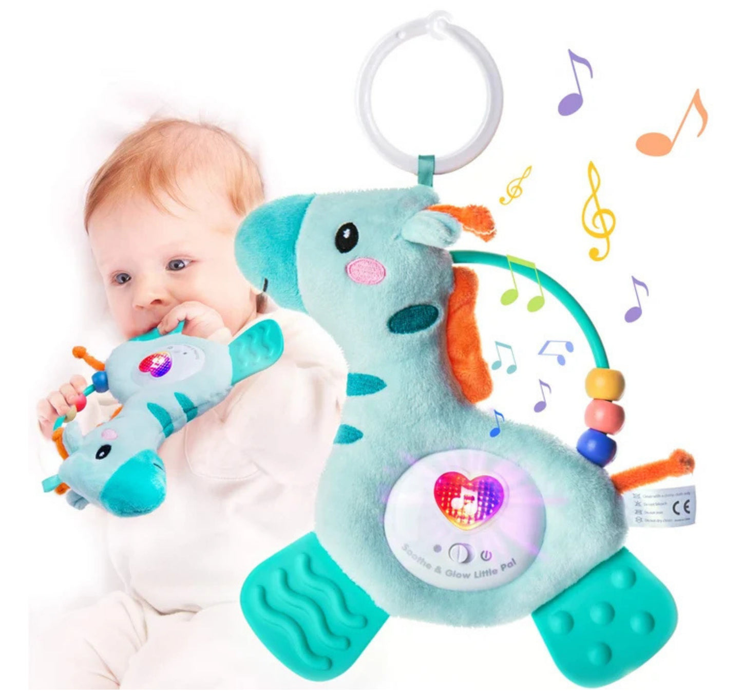 Infant Engage Deluxe Deer: Musical & Sensory Teether Toy
