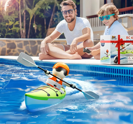 RC Kayak Boat for Kids with Remote Control for Pool and Water Racing