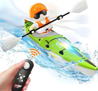 RC Kayak Boat for Kids with Remote Control for Pool and Water Racing