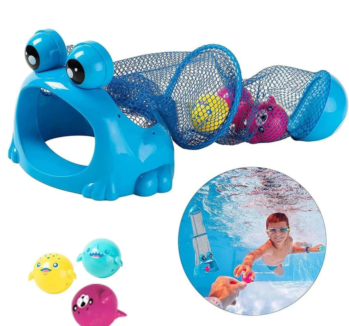 Frog Underwater Diving Toy for Kids Pool Swimming Practice and Water Play