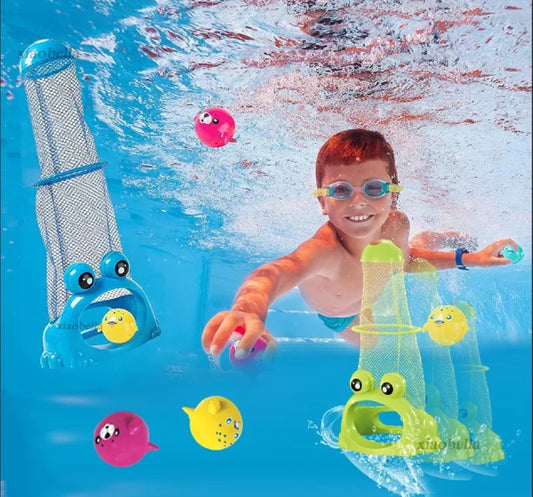 Frog Underwater Diving Toy for Kids Pool Swimming Practice and Water Play