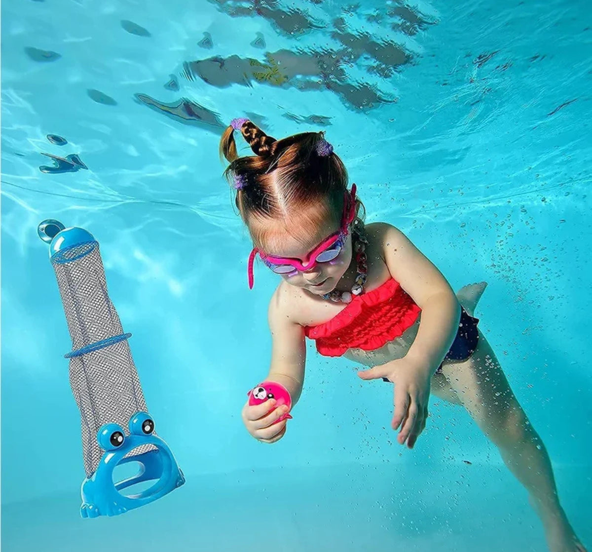 Frog Underwater Diving Toy for Kids Pool Swimming Practice and Water Play