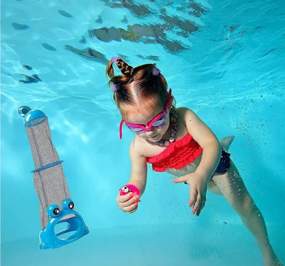 Frog Underwater Diving Toy for Kids Pool Swimming Practice and Water Play