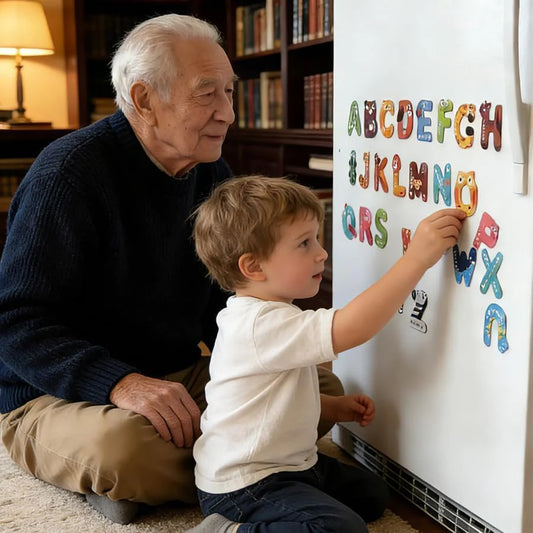 26 PCS Magnetic Letters, Cute Animal Alphabet ABC for Fridge,Uppercase Refrigerator Cute Animal Alphabet ABC for Fridge Colorful Uppercase Animals Toys Set Educational Spelling Learning Games for Kids