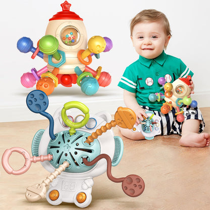 Infant Sensory & Teething Set - 2 Piece Educational Toy Duo - main product image