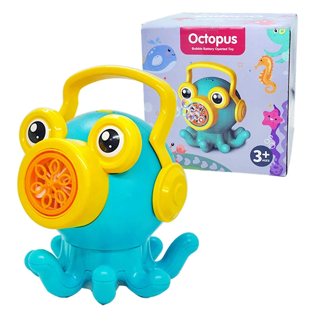Cactus Bubble Machine, Automatic Bubble Blower with Music & Wiggle Action, Portable Handheld Bubble Maker with Lights, Birthday Gifts for Toddlers, Party Favors Toys, Easter Basket Stuffers for Kids