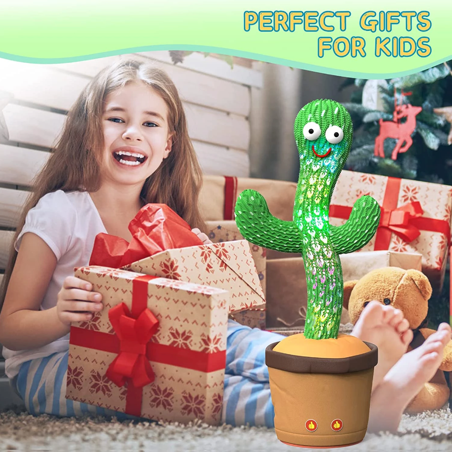 Harmonious Cactus Plush Interactive Toy