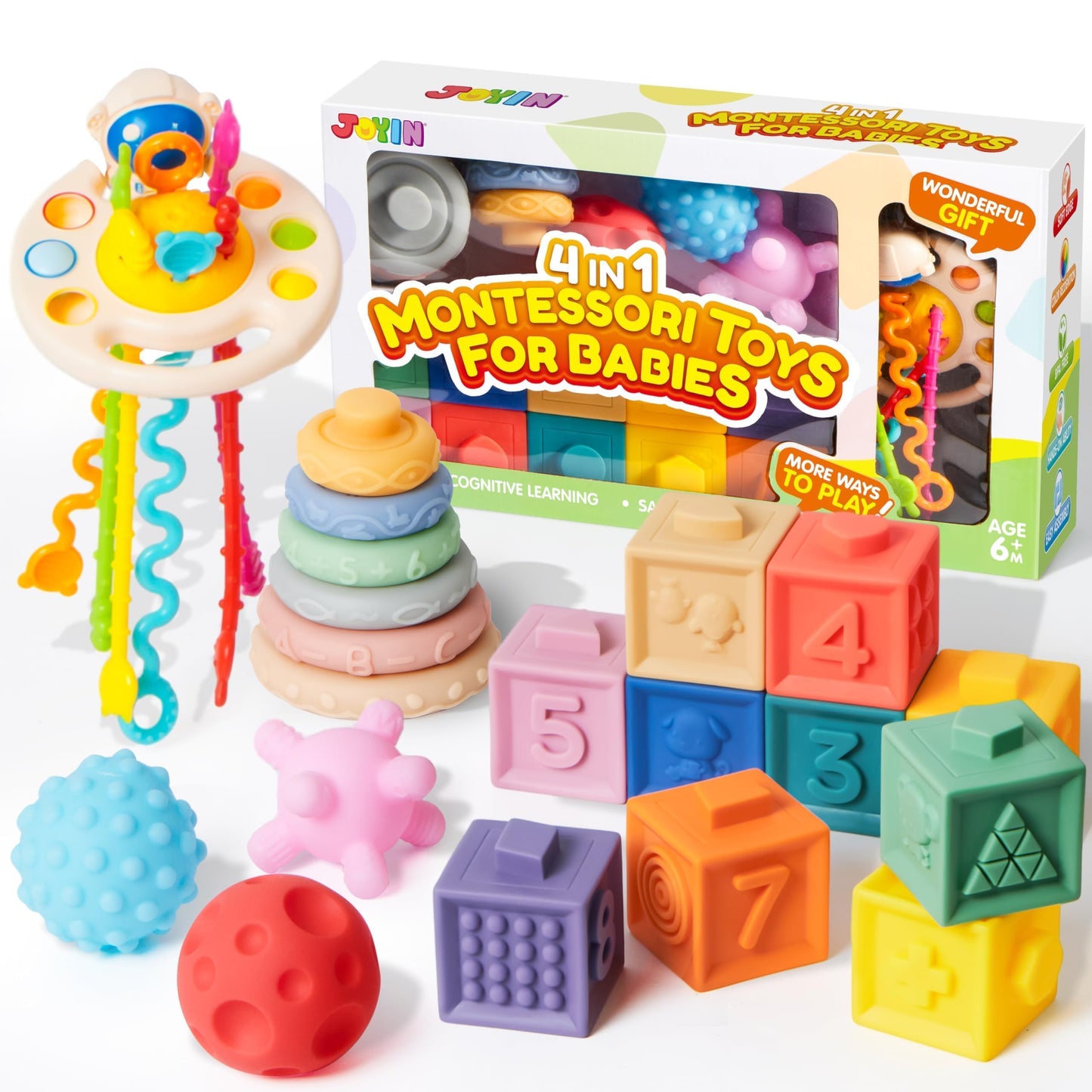 Infant Montessori Exploration Kit: Textured Teething and Sensory Play
