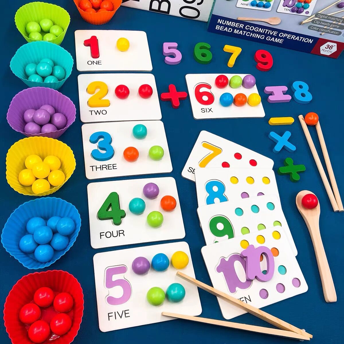 Children's Number Recognition Toy for Early Education