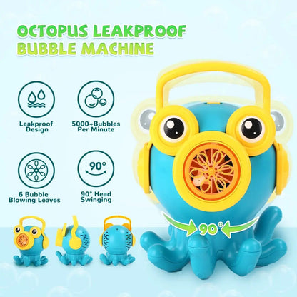 Cactus Bubble Machine, Automatic Bubble Blower with Music & Wiggle Action, Portable Handheld Bubble Maker with Lights, Birthday Gifts for Toddlers, Party Favors Toys, Easter Basket Stuffers for Kids