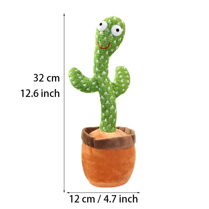 Harmonious Cactus Plush Interactive Toy