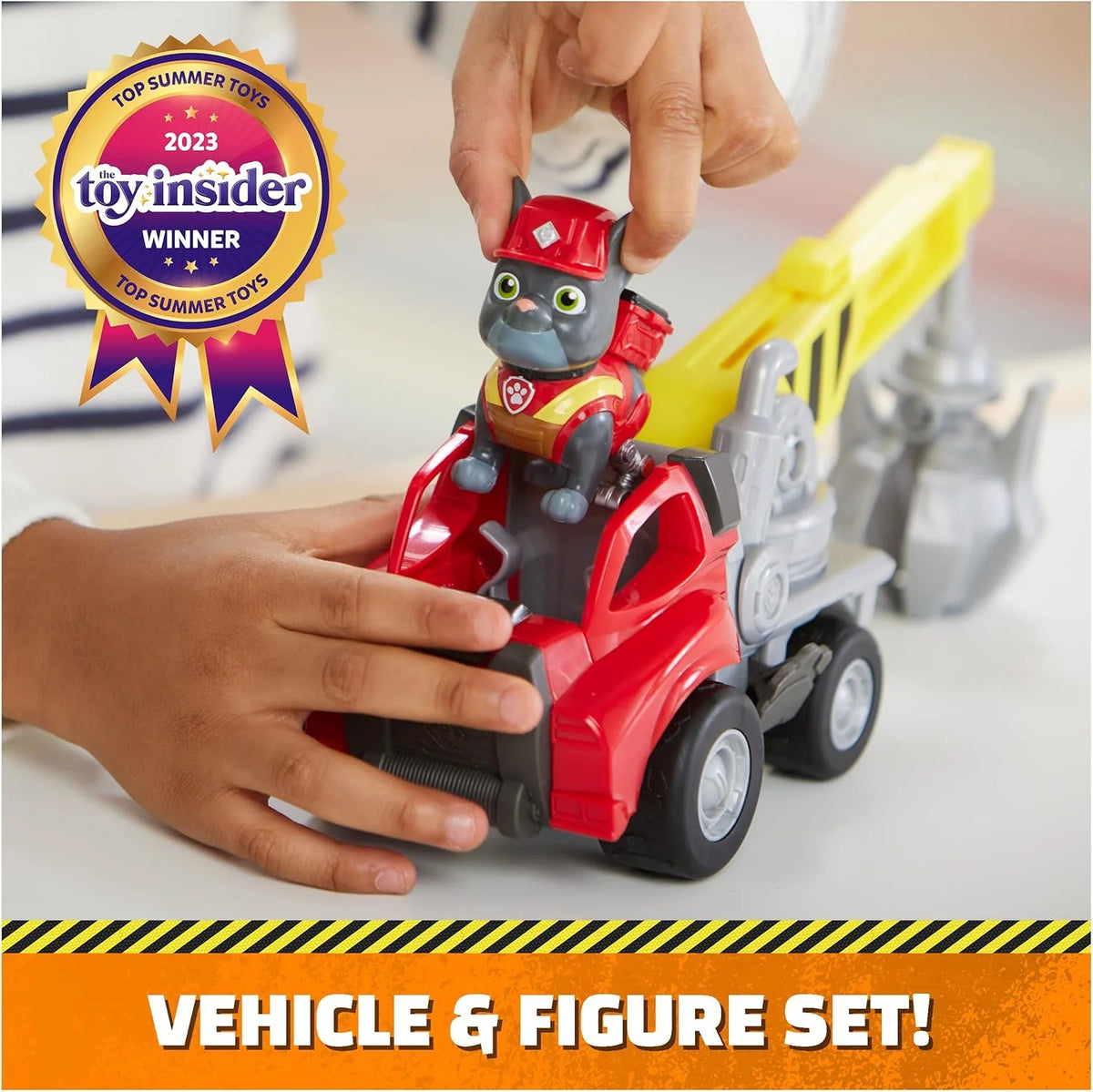 Charger’S Crane Grabber Toy Truck with Movable Parts and a Collectible Action Figure, Kids Toys for Ages 3 and Up