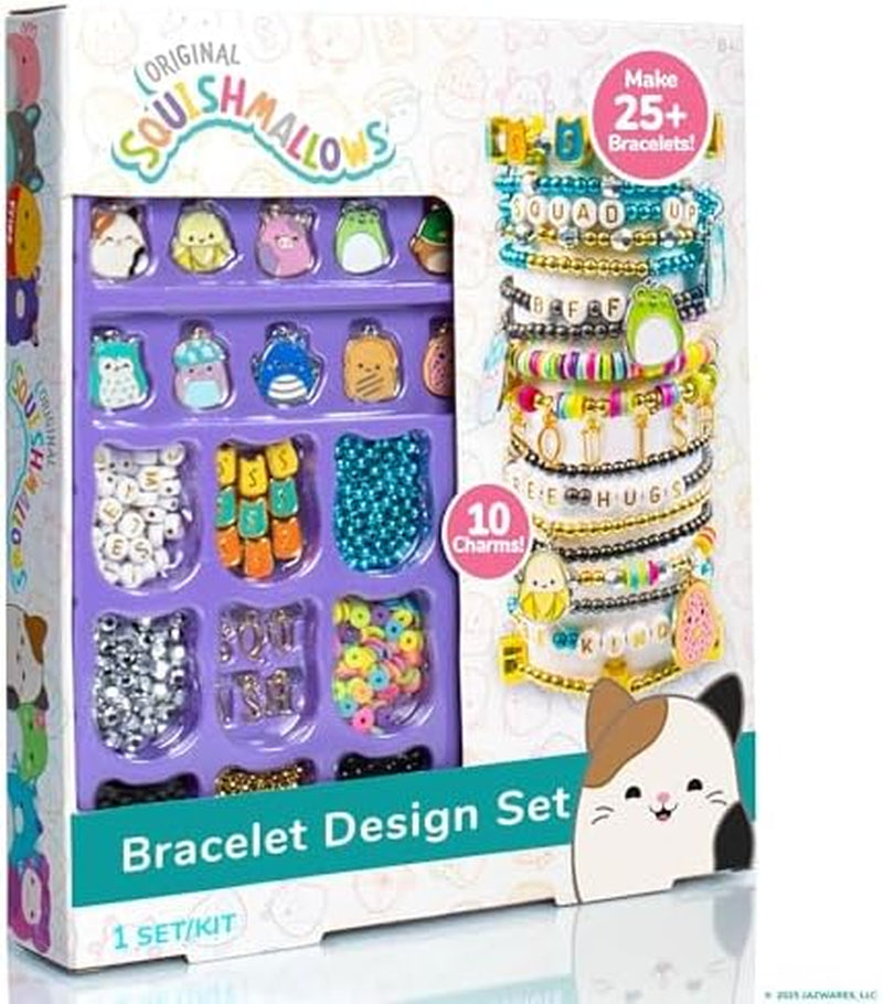 Original Squishmallows Bracelet Design Set, Cute & Friendship Bracelet Kit, Jewelry Making Kit, Charm Bracelet Making Kit, Beading & Jewelry Making, Friendship Bracelet Making Kit